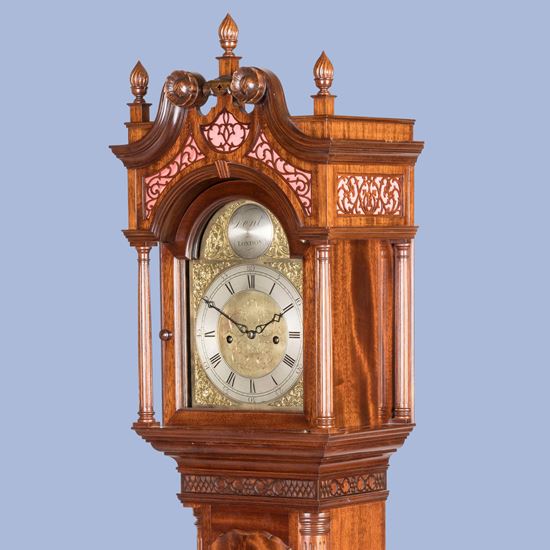 A Miniature Grandfather Clock by Dent of London